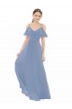Shop Pleated One Shoulder A-Line Chiffon Bridesmaid Dress Geelong