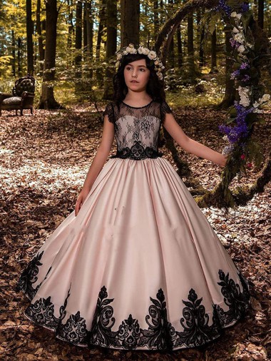 Shop Ivory Ball Gown Sweetheart Neck Sleeveless Flower Girl Dress Geelong