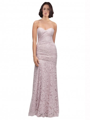 Shop Floor Length Long Mermaid Lace Bridesmaid Dress / Prom Dress with Low Back Geelong