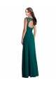 Shop Long A-Line Lace and Chiffon Bridesmaid Dress with Open Back Geelong