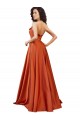 Shop Strapless Sweep Train Formal Silky Satin Bridesmaid Dress / Prom Dress with Pleats Geelong