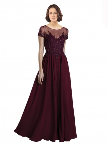 Shop Full Length Beaded and Embroidered Tulle Bodice Long Chiffon Bridesmaid Dress Geelong